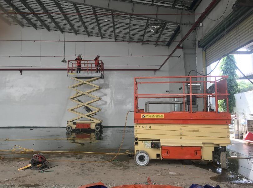 Thi công bảo trì nhà xưởng